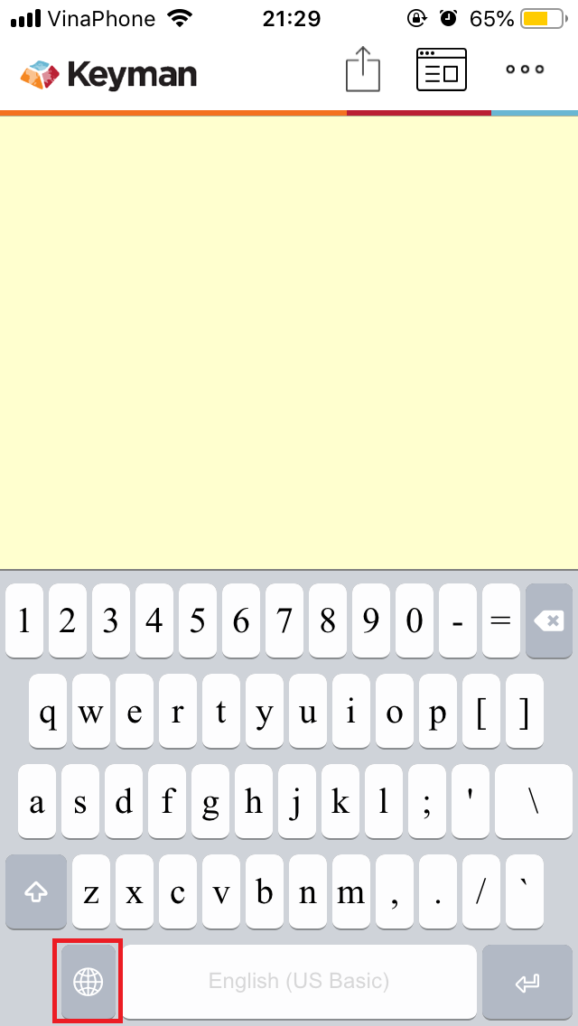 Add keyboard layout for Keyman
